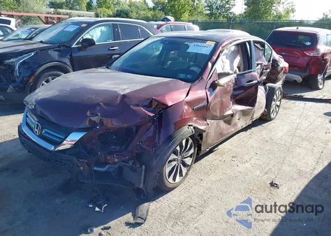 2015 Honda Accord Hybrid Exl z USA, uszkodzony, nr VIN 1HGCR6F57FA007847